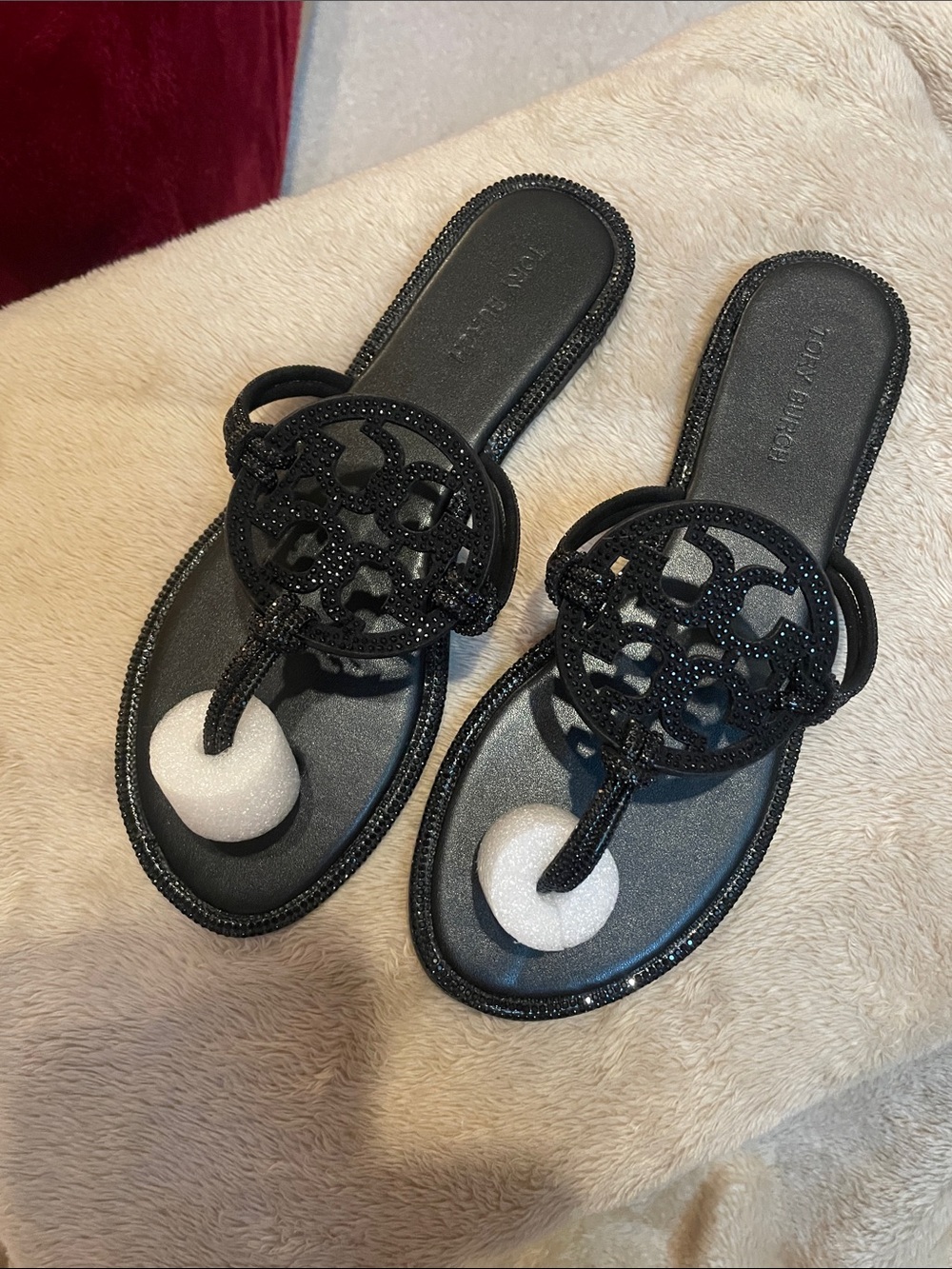 NWOT Tory Burch Miller Pave Knotted  sandals